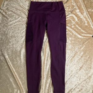 Purple Powerhold Fabletics Leggings